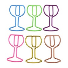 30Pcs Wine Glass Shape Paper