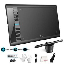 M708 V3 Drawing Tablet10x6in 3D Digital Graphics Tablet with free Tilt Pen