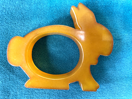 Bakelite vintage rabbit - bakelite, napkin