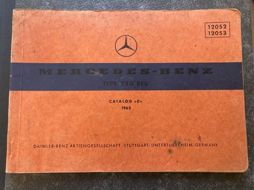 1962 mercedes benz - mercedes, 220seb