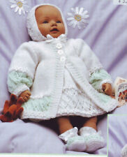 Knitting pattern copy 1407.   Dolls clothes for 13 15 & 17 inch dolls.  DK/4ply