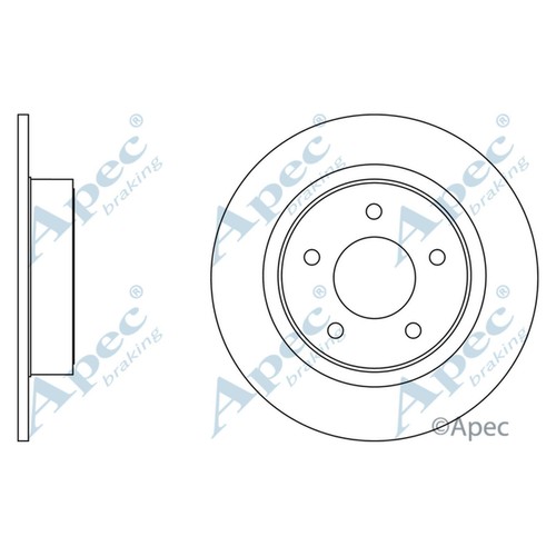Brake discs solid - 2x,