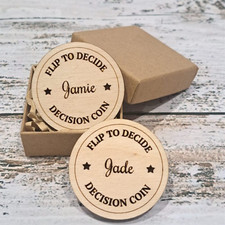 Couples Decision Flip Coin, Wedding Gift , Baby Shower Gift, Valentines Day Gift