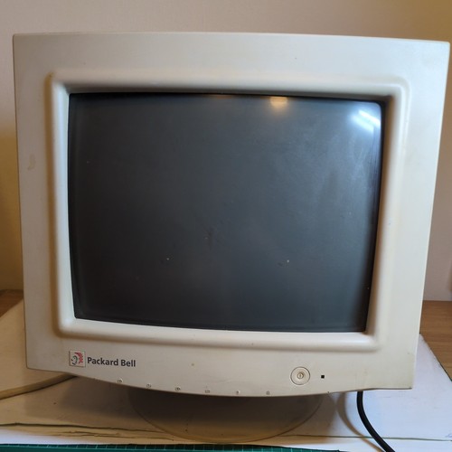 Vintage packard bell - bell, crt
