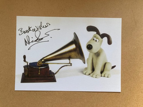 Gromit gramophone signed - gromit, &