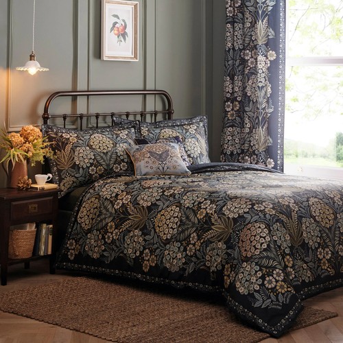 Botanical floral duvet cover - botanical,