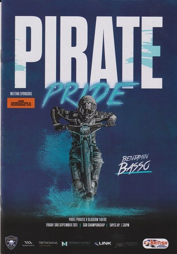 Speedway programme poole - speedway,
