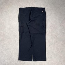 Dickies baggy black cargo trousers men’s 42W relaxed fit cotton pants