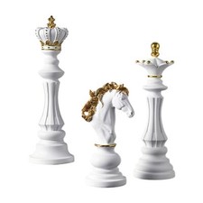 3 Pieces Resin Chess Pieces