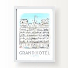 Grand hotel brighton - art, print