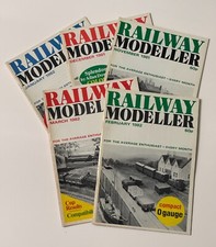 Railway Modeller Magazine x 5 - 1980-82