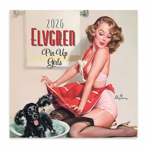 Elvgren pin girls calendar - pin-up,