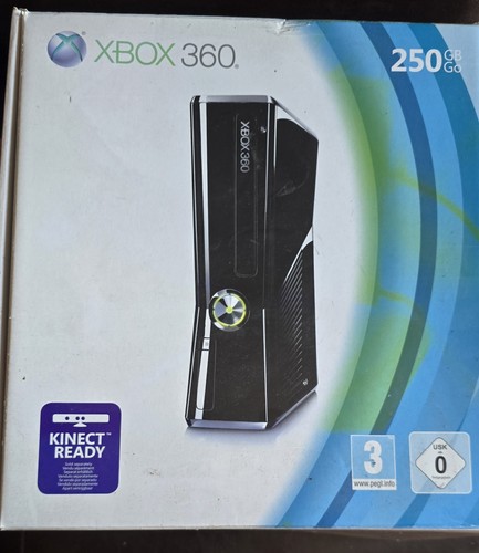 Xbox 360 slim 250gb console - xbox,