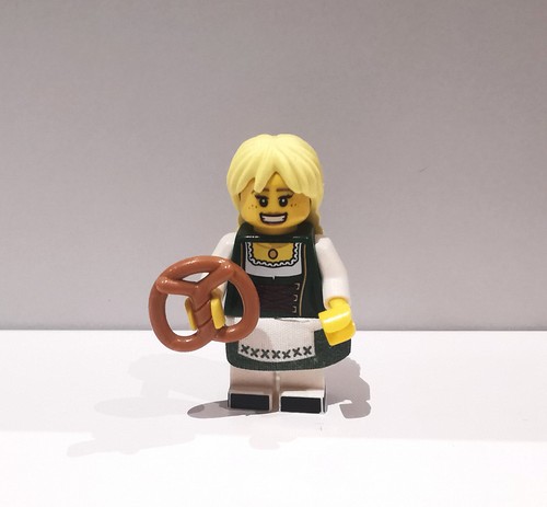 Lego pretzel girl col165 - lego,