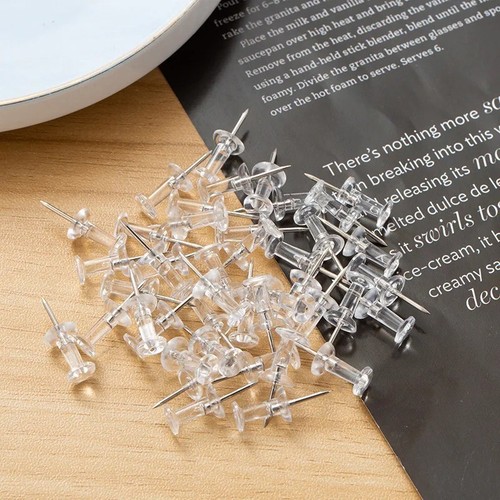 100pcs transparent push - 50/100pcs,