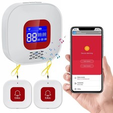 Smart WiFi Elderly Panic Button Personal Alarm with App Alert & Call Button