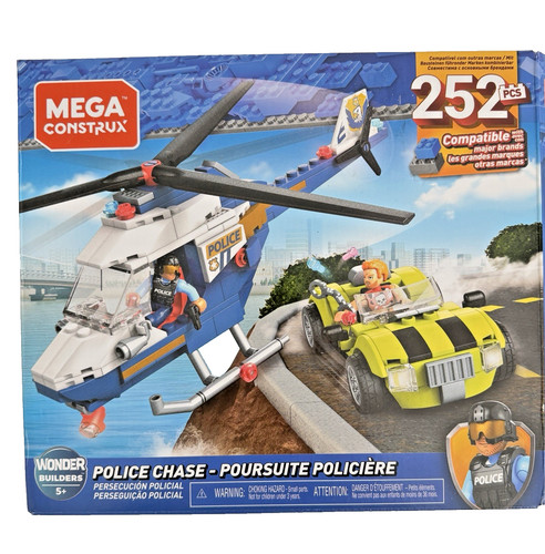 Mega construx police chase - police,