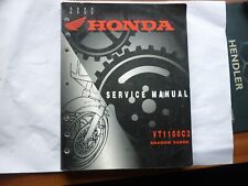 GENUINE Honda workshop service manual VT1100 C2 Shadow Sabre 61MCK00