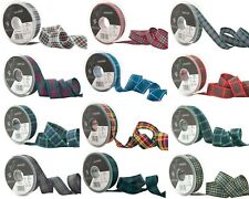 Tartan Ribbon Berisfords  - 1m