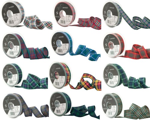 Tartan ribbon berisfords - ribbon, 1m