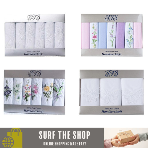 Ladies handkerchiefs 100 - ladies, 100%