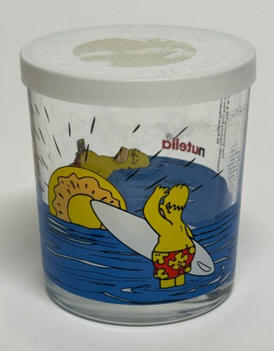 Simpsons vintage nutella glass - nutella,