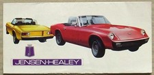 JENSEN HEALEY SPORTS CONVERTIBLE Car Sales Leaflet Brochure 1972 #5072/2.72/CP