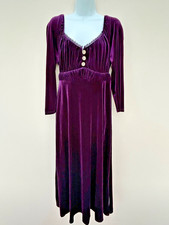 Monsoon Sara Velvet Midi Dress