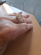 Ladies Diamonique Ring By QVC