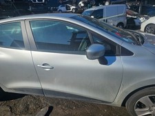12 -16 Renault Clio MK4 PH1 5Door - Driver Front Door In Silver TED69 WITH Marks