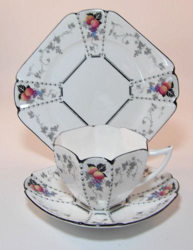 Shelley art deco peaches and - deco,