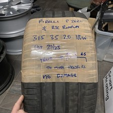 3153520 315 35 20 31535R20 PIRELLI P ZERO RSC RUNFLAT 3/4.5mm DOT 27/23