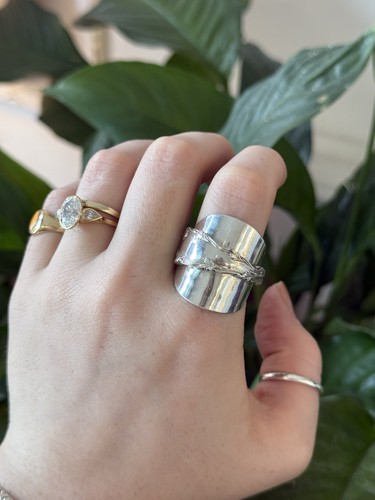 Vintage spoon ring sterling - vintage,