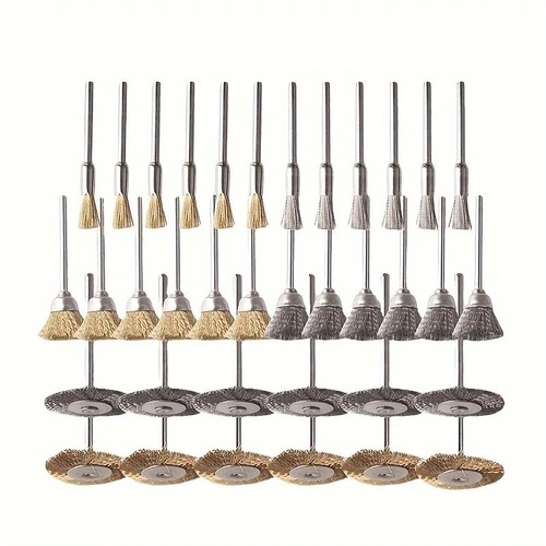 Pcs wire brush set - set, rotary