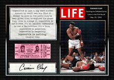 Muhammad Ali - Cassius Clay - Boxing  ORIGINAL A4 Signed PHOTO PRINT MEMORABILIA