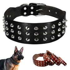 Spiked Studded Genuine Leather