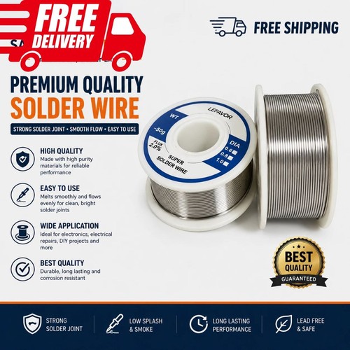 Rosin core solder - solder, wire