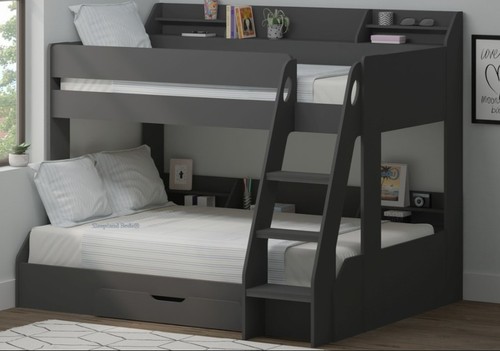 Grey marion triple - triple, bed