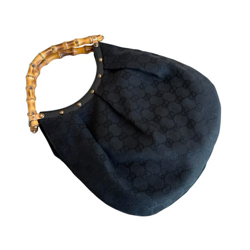 Gucci monogram bamboo bag - gucci,