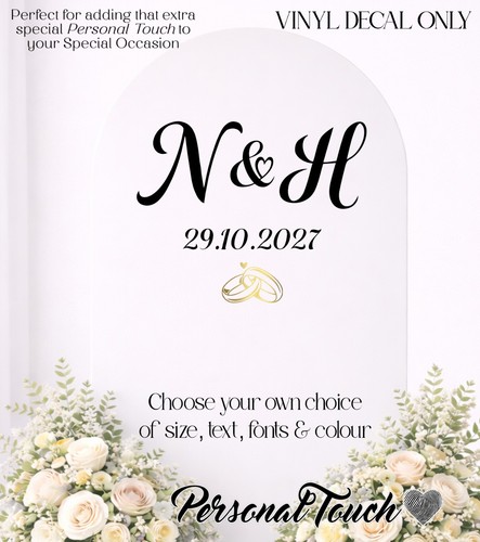 Personalised wedding vinyl - personalised,