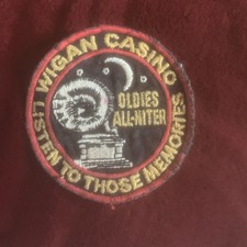 WIGAN CASINO ALL NITER ❤️ ORIGINAL OLDIES 🇬🇧NORTHERN SOUL PATCH