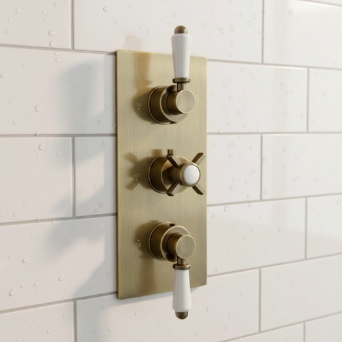 Triple shower valve tap - triple,