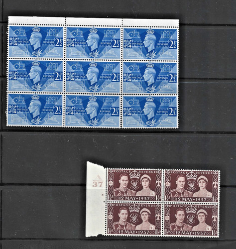 George 6th stamps 1937 - george,