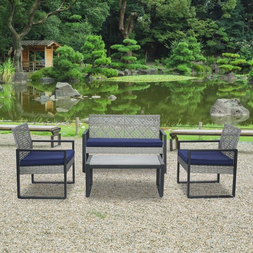 Piece patio furniture set - 4-piece,