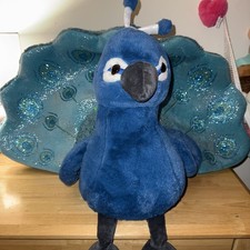 Blue Teal Glittery Detailed