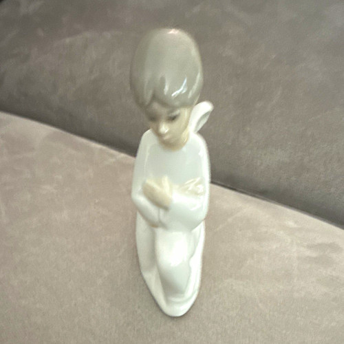 White porcelain angel - white,