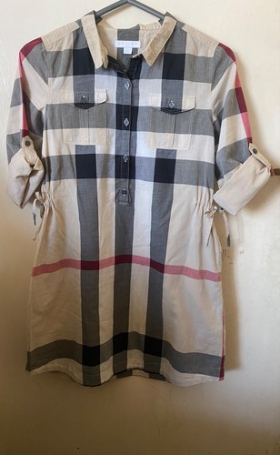 Burberry girls shirt dress age - shirt,