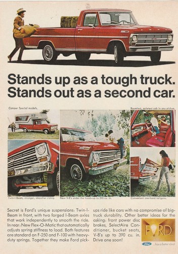 Original 1968 ford pickup - original,