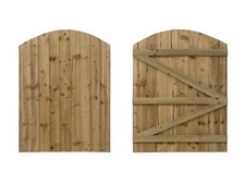 Wooden Garden and Side Gates