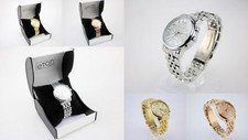 Eton Watches Ladies Rose Gold Chrome Gift Boxed Quartz Movement Watch